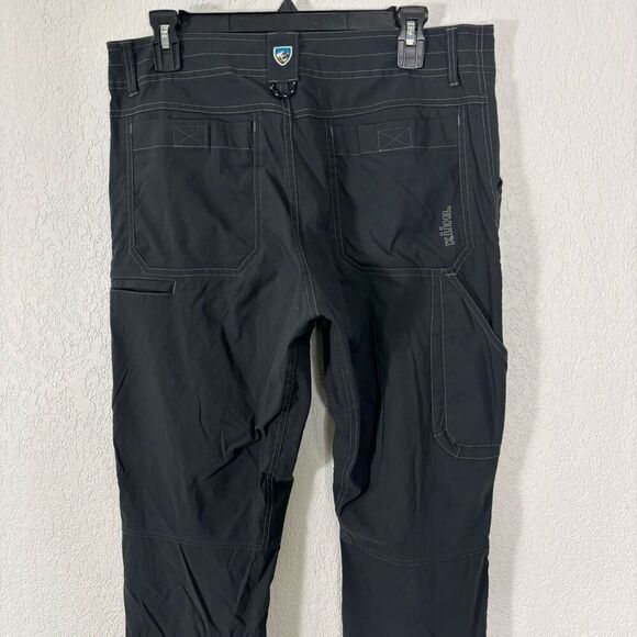 Kuhl Dark Grey Nylon Straight Leg Pants Size 34 x 30" Inseam - Picture 6 of 8